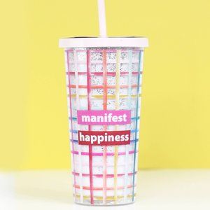 Manifest Happiness Tumbler